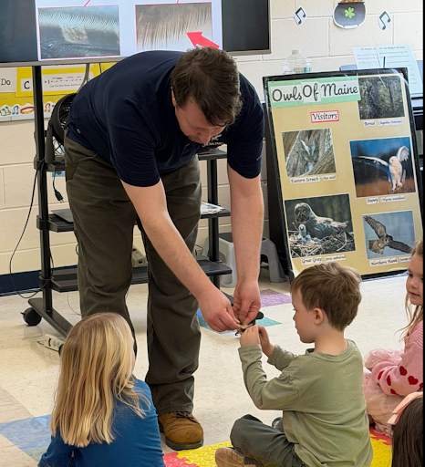 rsu18's tweet photo. Atwood Primary was thrilled to welcome the Chewonki Foundation for a fascinating presentation on the Owls of Maine. Students were captivated as they met two live owls, Haven and Caribou, up close. #WeAreRSU18 #AtwoodAwesome
https://t.co/uvYq4ERf0F https://t.co/Ru2mvVbkSf