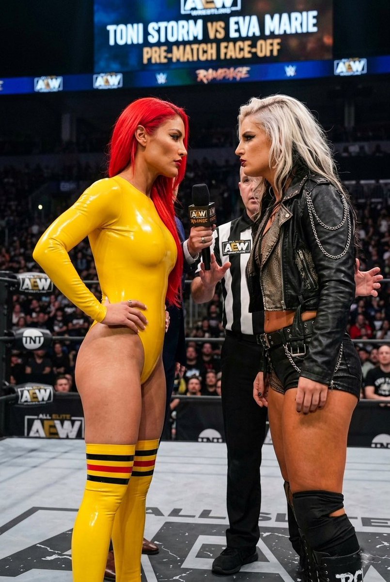 Evalutionicon's tweet photo. Should the series against Toni Storm continue? https://t.co/QsWYVADXZh
