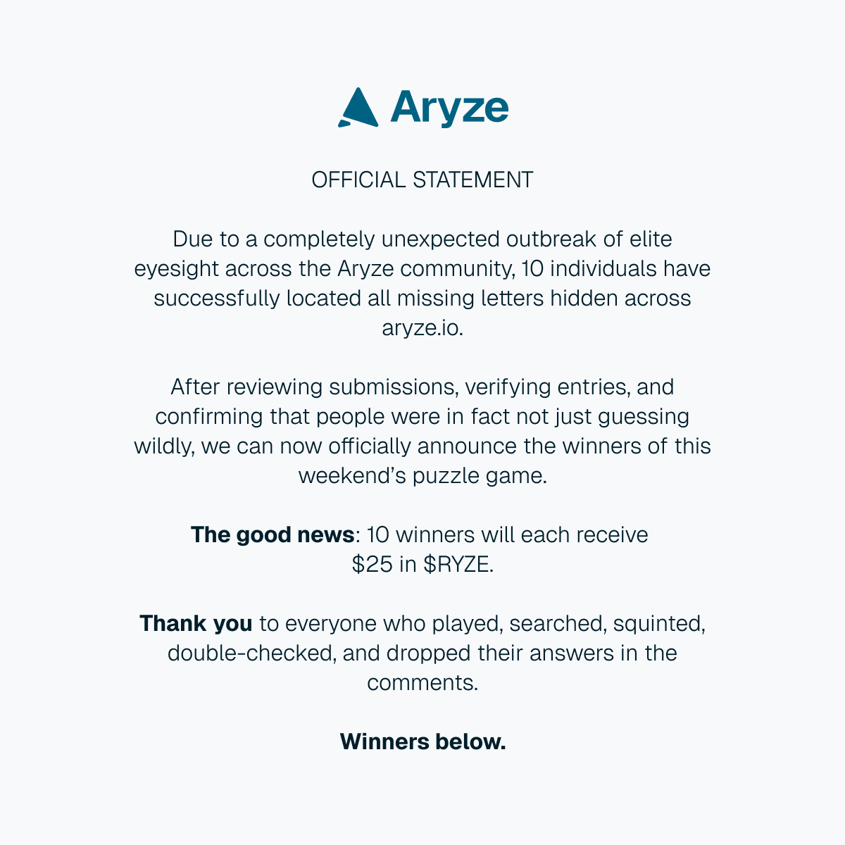 Aryze tweet media