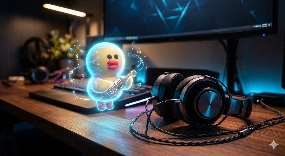 docThor_Z's tweet photo. If my AI companion could take any form, I’m leaning towards a"Glow-in-the-dark" Sally from #LineFriends! 🐥 
Imagine an AI that’s small and playful but has the wisdom of an ancient power like KIN.
The coolest function? Contextual Music Synthesis. 🎶 https://t.co/3uWVZDgQEh