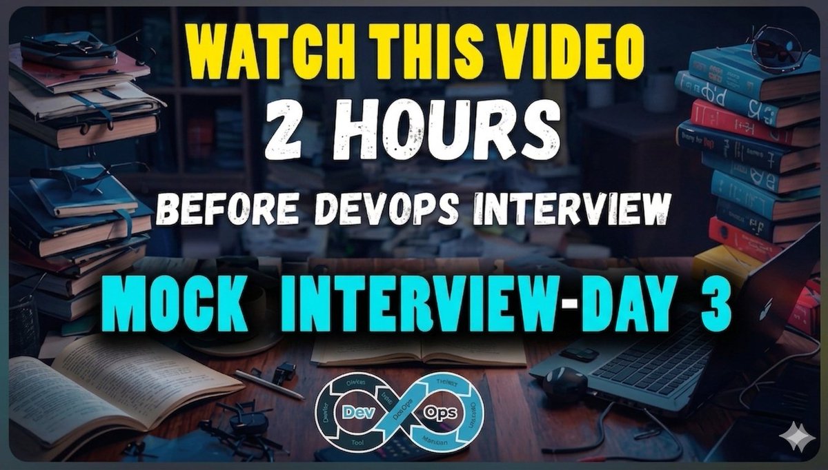 AzadKumar161440's tweet photo. MOCK INTERVIEW - DAY 3

Devops Interview Recordings | Devops
Interview Questions and Answers |
Devops Interview| Devops Easy

Queries Solved in this video?

#devops #devopsproject 
#100DaysChallenge 
#DevOps #Consistency 
#PlacementPrep https://t.co/sJSqsaRw0F