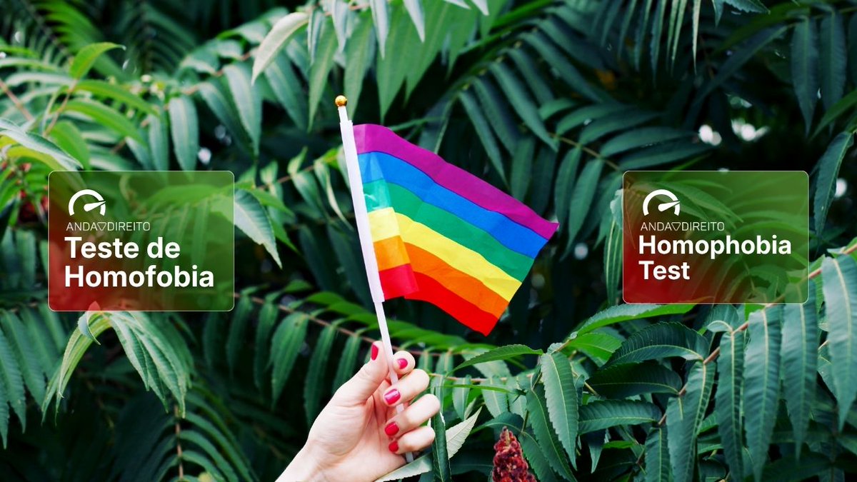 Teste o seu nível de Homofobia👀 Envie para a sua pessoa hétero ou se preferir, você também pode se testar, mesmo sendo LGBT+.✌️andadireito.com.br/testedehomofob…