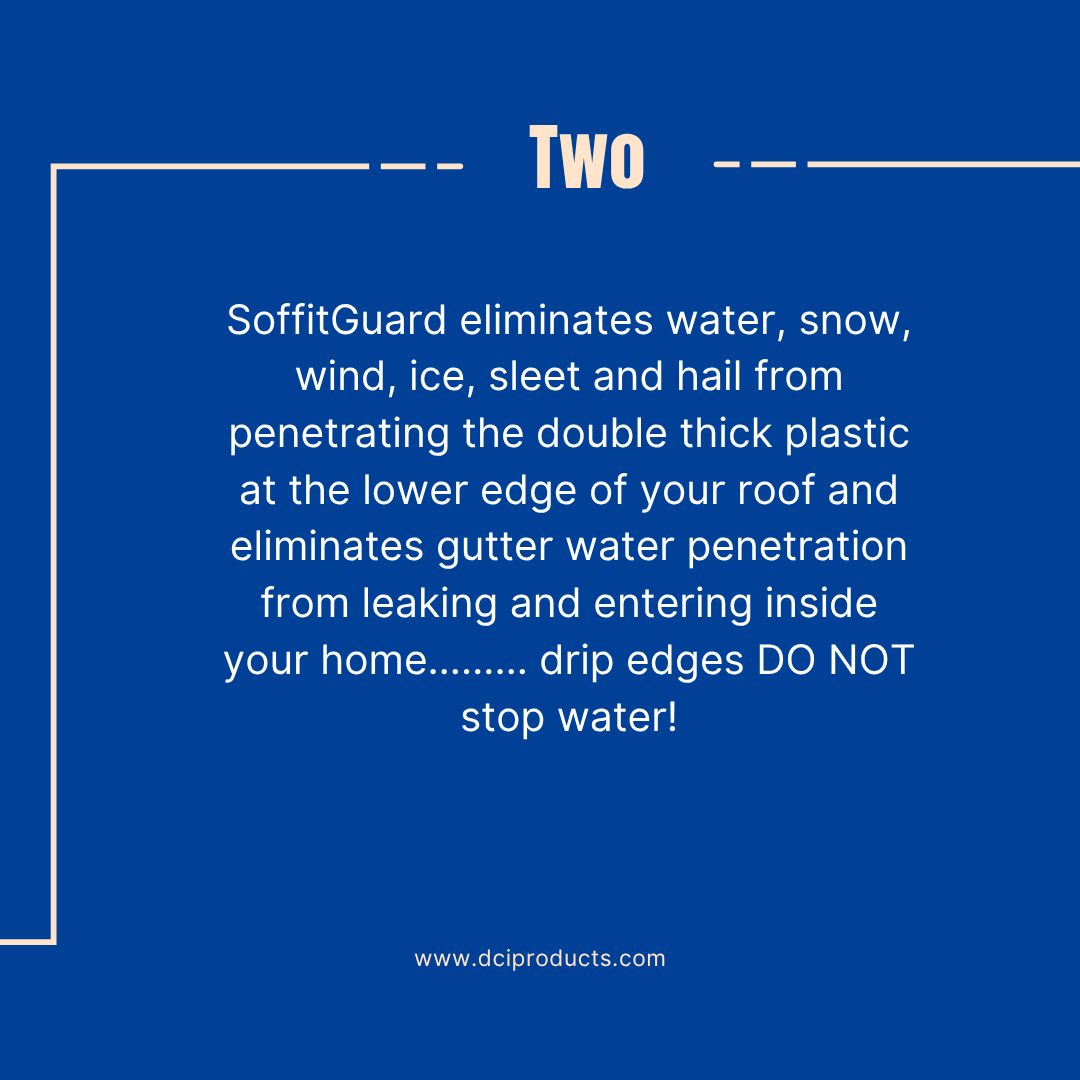 dciproducts's tweet photo. The eave edge is one of the most exposed parts of any roof. SoffitGuard® is designed to protect it.

Learn more: https://t.co/dHgDQPLkDa

📞 Call 610-622-4455 or email info@dciproducts.com
 for product details and support

#DCIProducts #SoffitGuard #RoofFlashing #EaveProtection https://t.co/5wyaxITFK0