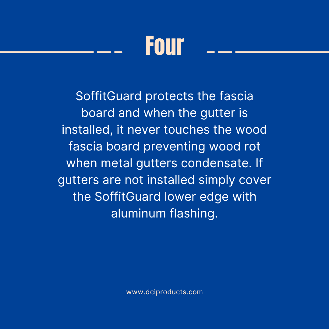 dciproducts's tweet photo. The eave edge is one of the most exposed parts of any roof. SoffitGuard® is designed to protect it.

Learn more: https://t.co/dHgDQPLkDa

📞 Call 610-622-4455 or email info@dciproducts.com
 for product details and support

#DCIProducts #SoffitGuard #RoofFlashing #EaveProtection https://t.co/5wyaxITFK0