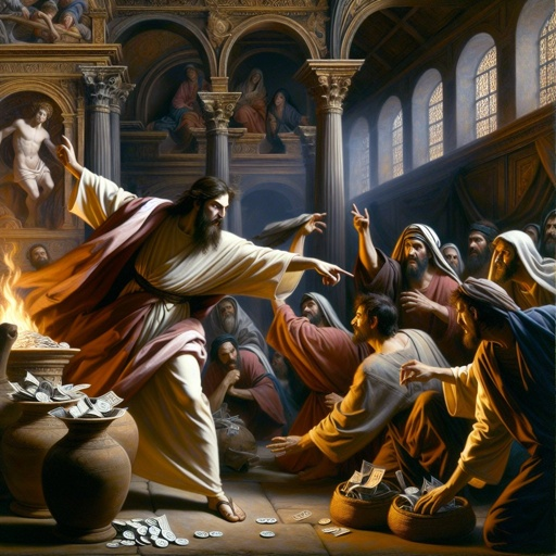 YGKRogue's tweet image. Our favourite Jesus is Angry Jesus, overturning tables, casting out the merchants and money changers from the Temple in Jerusalem on Holy Monday.

"My house will be called a house of prayer, but you are making it a den of thieves!"
-Jesus

Unfortunately His work isn't done.
#ygk