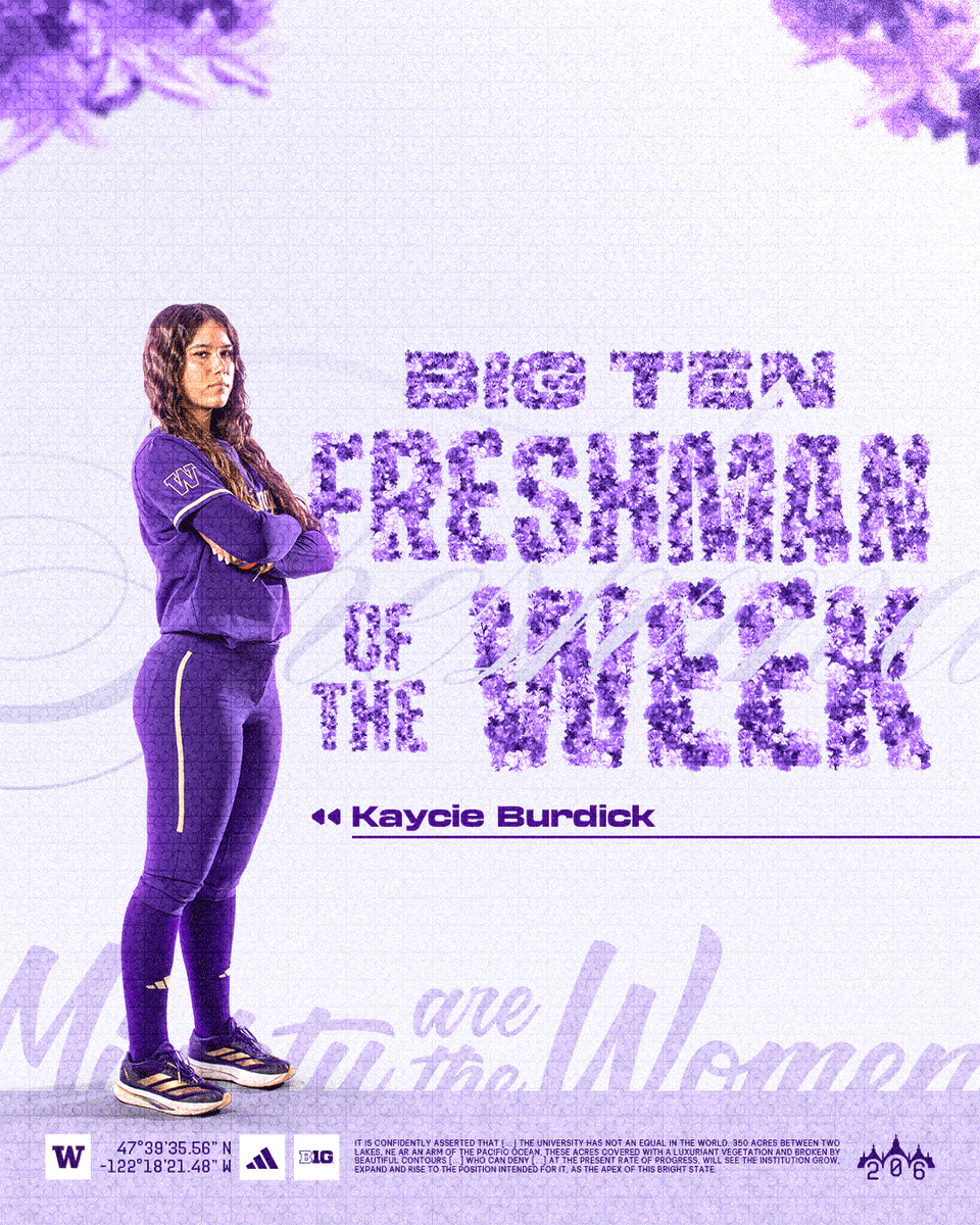 Washington Softball tweet media