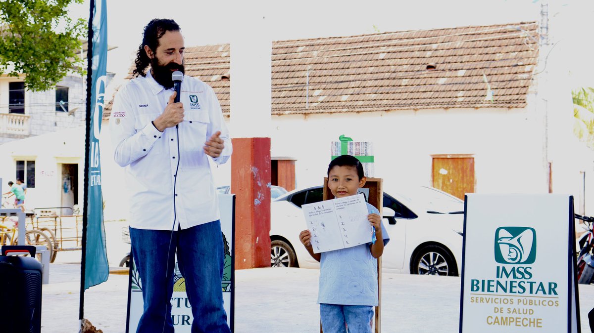 IMSSBCampeche's tweet photo. En un encuentro cercano con la comunidad, el #IMSSBienestar presentó la revista “La Pregonera de la Salud”, un espacio que nace desde y para la gente, donde se comparten saberes, experiencias y acciones para cuidar la salud de manera integral. https://t.co/ALwuQjcgzc