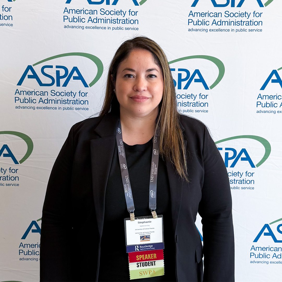 UCFCCIE's tweet photo. Last week, @spaucf doctoral candidate Stephanie King was officially named a 2026 @ASPANational Founders’ Fellow — one of the field’s top honors for emerging scholars! See how this will propel her research impact 👇 
https://t.co/ww3TmaJ6bM https://t.co/rVv3oHmYUl