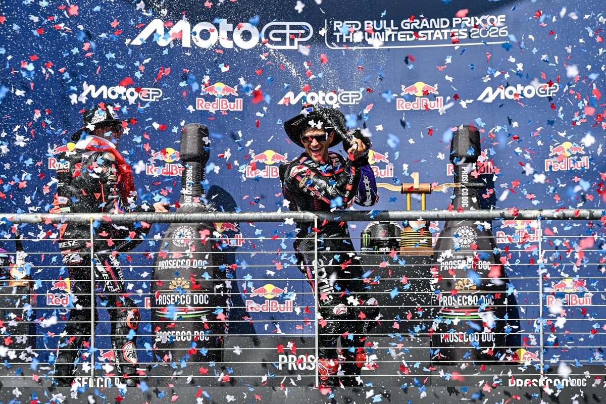 matoxley's tweet image. Better late than never 🇺🇸 Oxley Bom #MotoGP podcast dissecting the COTA weekend 😎 Aprilia rampant, Martin winning again, MM93 on the big back foot, Acosta doing Acosta things and much much more. Apple, Spotify etc or hit the link ✊✊ oxleybom.buzzsprout.com/2181509/episod…