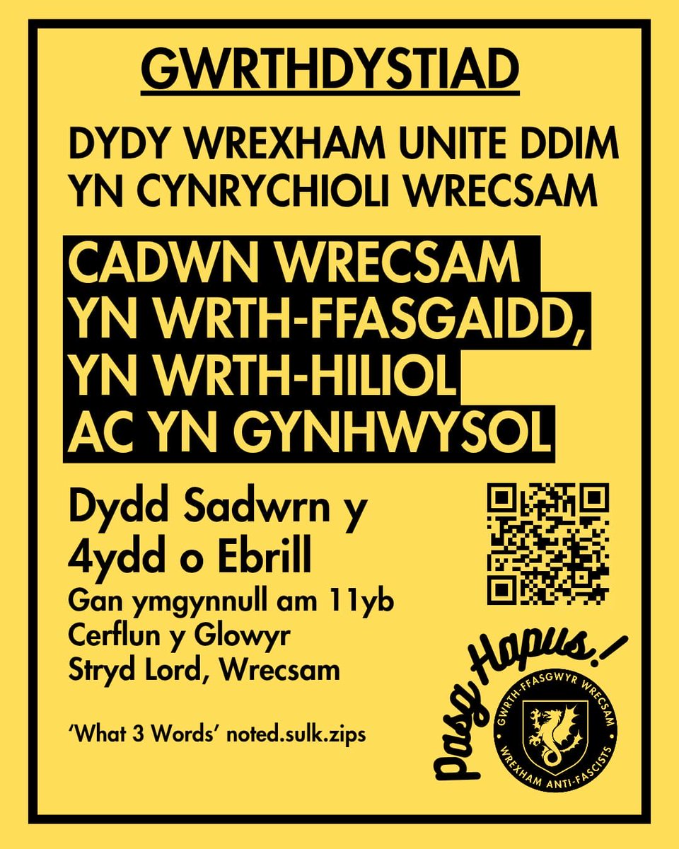Wrexham Anti-Fascists tweet media