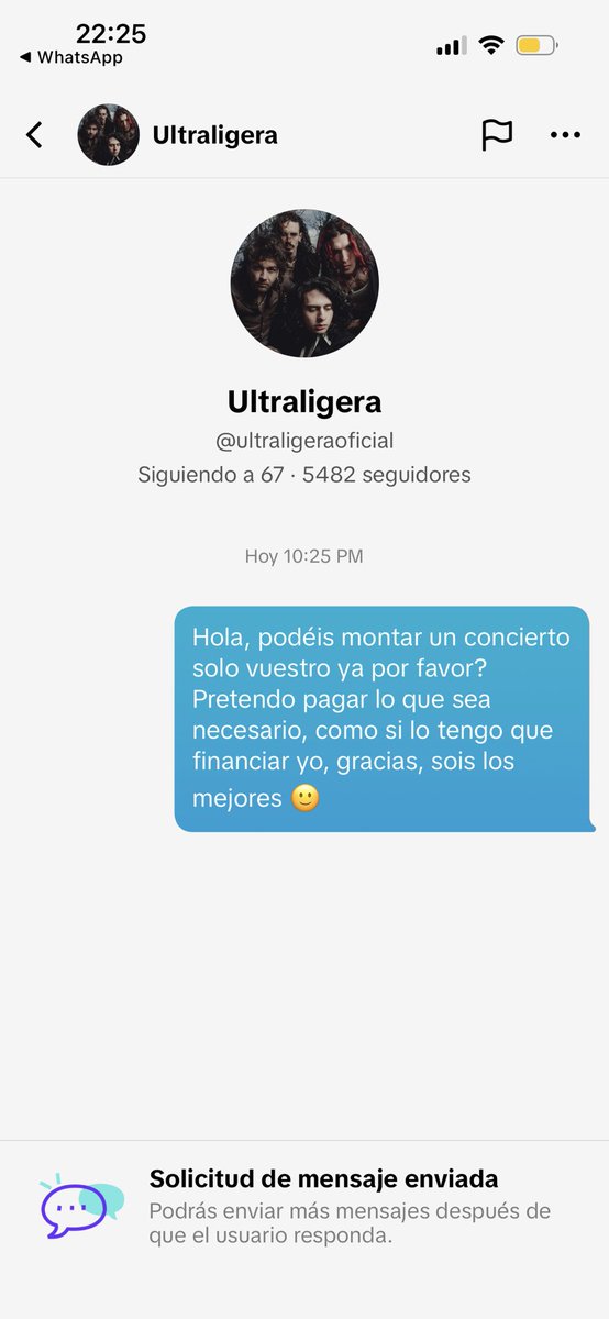 P21Sergio's tweet photo. Y a ti te gusta mucho Ultraligera? 
Yo: https://t.co/Tva7zeXbFl