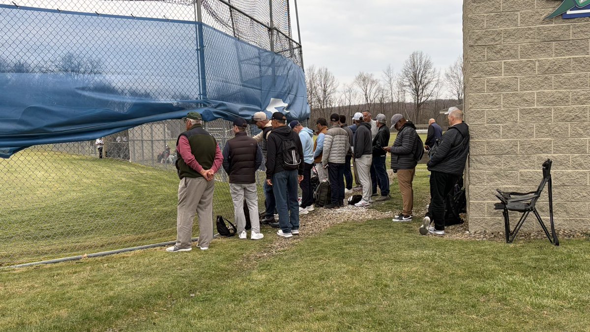 ETNreisenweber's tweet photo. Here are some of the scouts at the North East-Sharpsville baseball game! 
📸 Sharpsville AD Maddie Hoffman https://t.co/8YMeuRz6cL