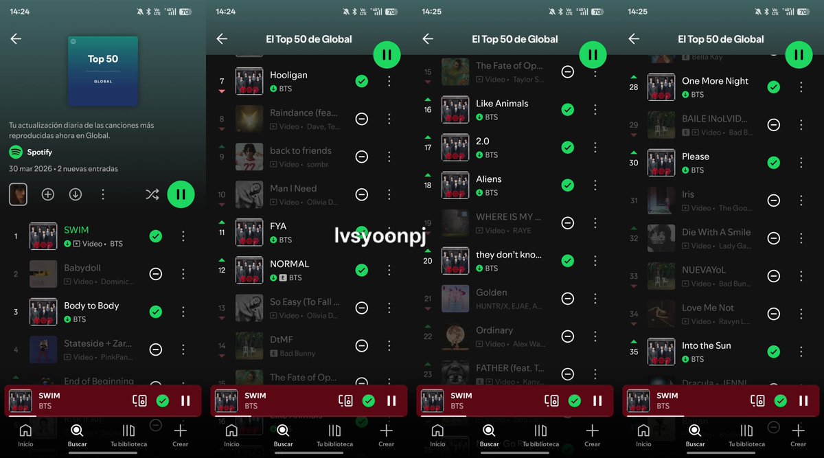 lvsyoonpj's tweet photo. — MORADAS, recuerden que es importante reproducir ARIRANG desde playlist oficial de la app 🎧❤️‍🔥

★ Es necesario ocultar al resto de los artistas (ej. en la imagen)

★ ¡RT PARA DIFUNDIR Y LLEGAR A MÁS!

🖇️. https://t.co/mGPaHKDP9T https://t.co/VBmLkk6N86