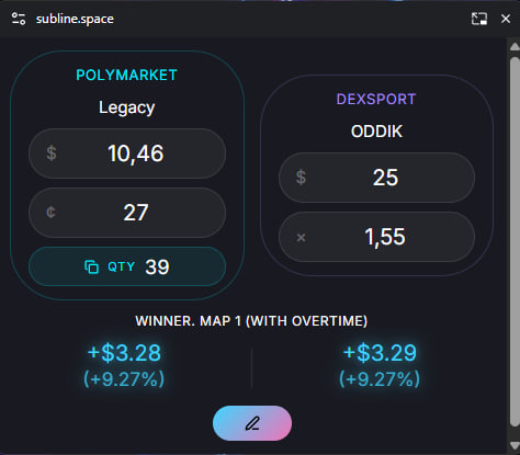 Subline_arb's tweet photo. A couple of the many bets placed via Subline over the past 24 hours https://t.co/6m4nkFQX18