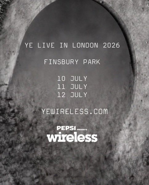 MixtapeMadness's tweet photo. YE 
BACK IN LONDON

WIRELESS FESTIVAL 🇬🇧

JULY 10 — 12 🚨 https://t.co/1eE0nMOSPQ