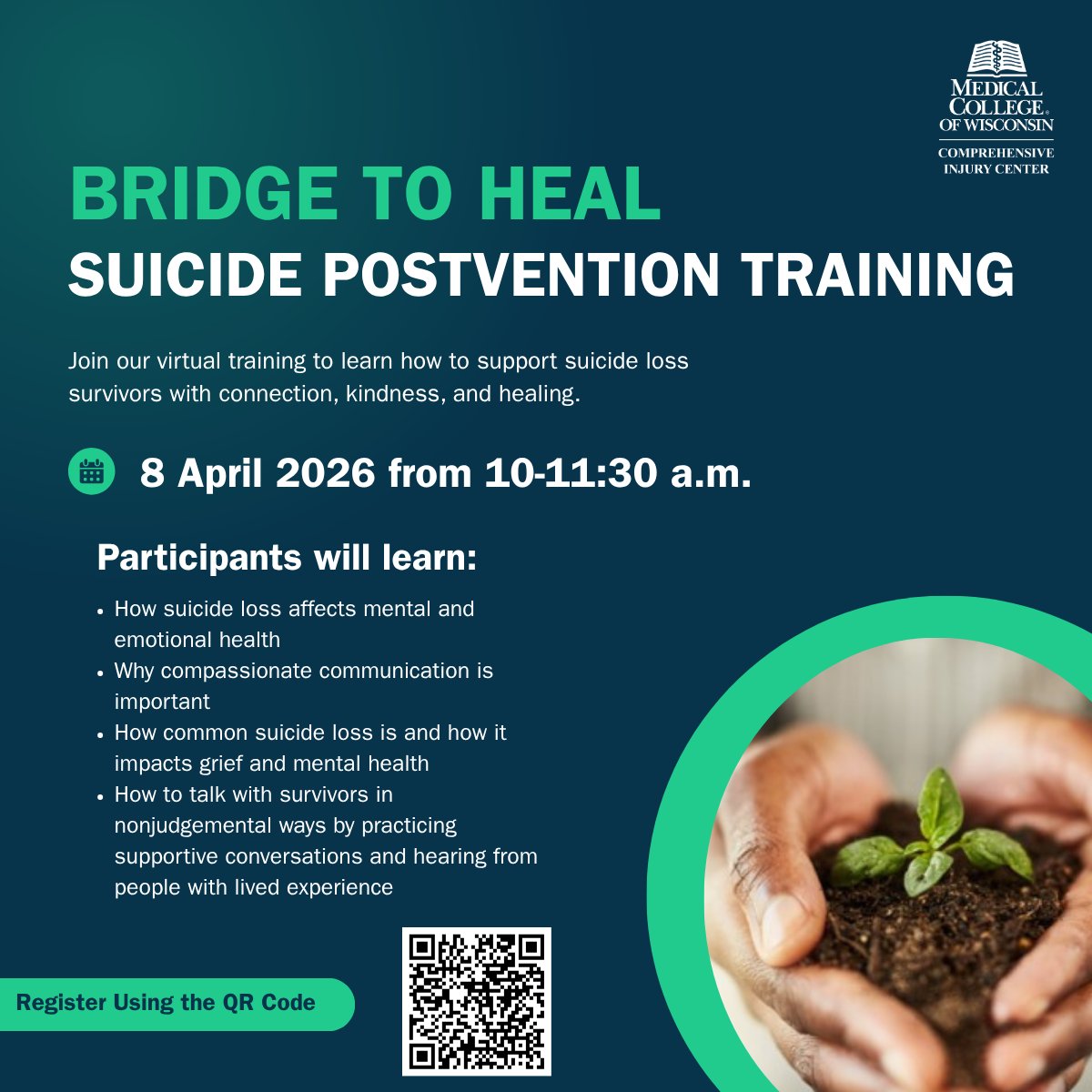 MCW Division of Suicide Research and Healing tweet media