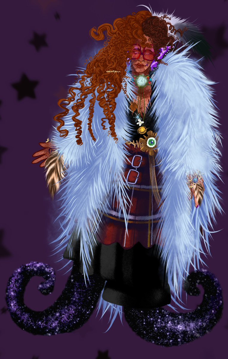 hollipolliyozza's tweet image. Father Time &amp;amp; Mother Earth 🕰️🌎
#characterdesign #surrealism #mjart