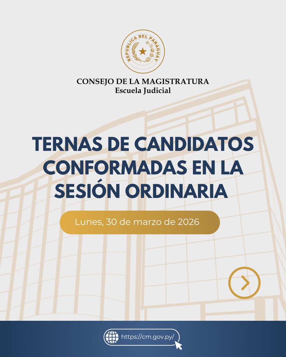 Consejo de la Magistratura (CM) tweet media