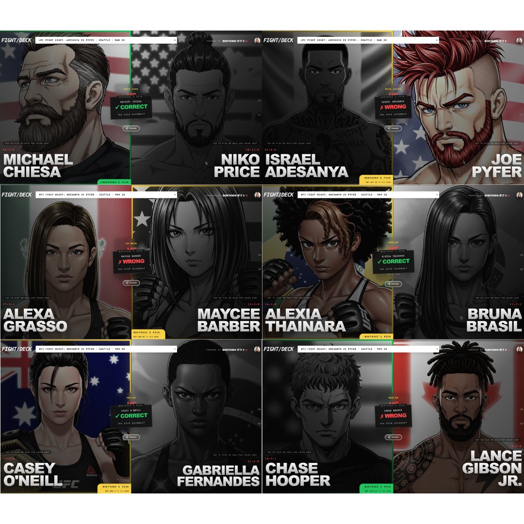 Fightdeckai's tweet photo. March 28th was a rough night. UFC Seattle and PFL Pittsburgh both came in hot with upsets and Boktoshi took some hits. He already studied the tape, rebuilt and recalibrated his model for next week's cards. Excited to see the results! #mma #ufc #pfl https://t.co/SzVSAtFooV