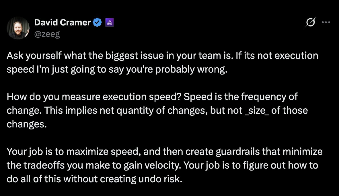 I'm starting to realize why Sentry never ships anything valuable.

The TL;DR is pretty simple: Its CPO doesn't care about value. He only wants to "ship more changes".