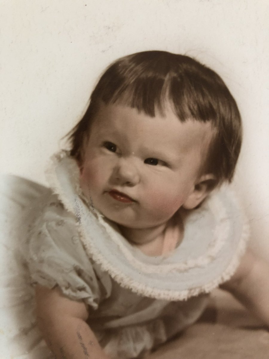 GloryRoseBud's tweet photo. I had the original Baby Resting Bitch Face #BRBF https://t.co/OSSEIVA0aA