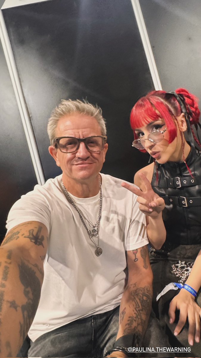 thewarning_esp's tweet image. Publicaciones de Rudy y Pau en las historias de Instagram 

#TWSpain #GirlPower #TheWarning #RockGirls