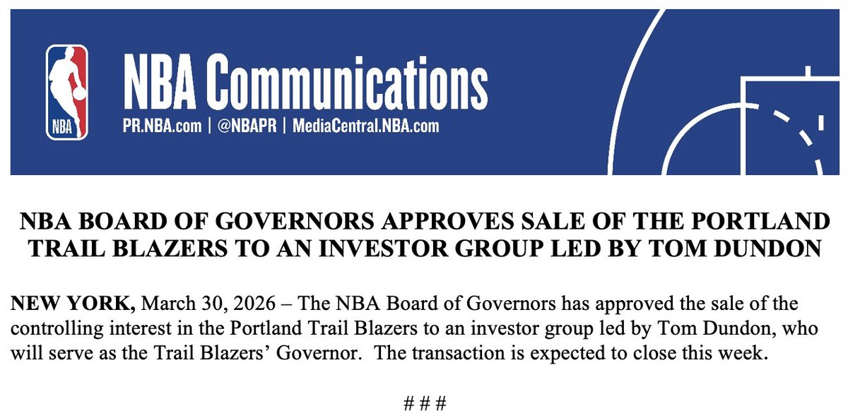 NBA Communications tweet media