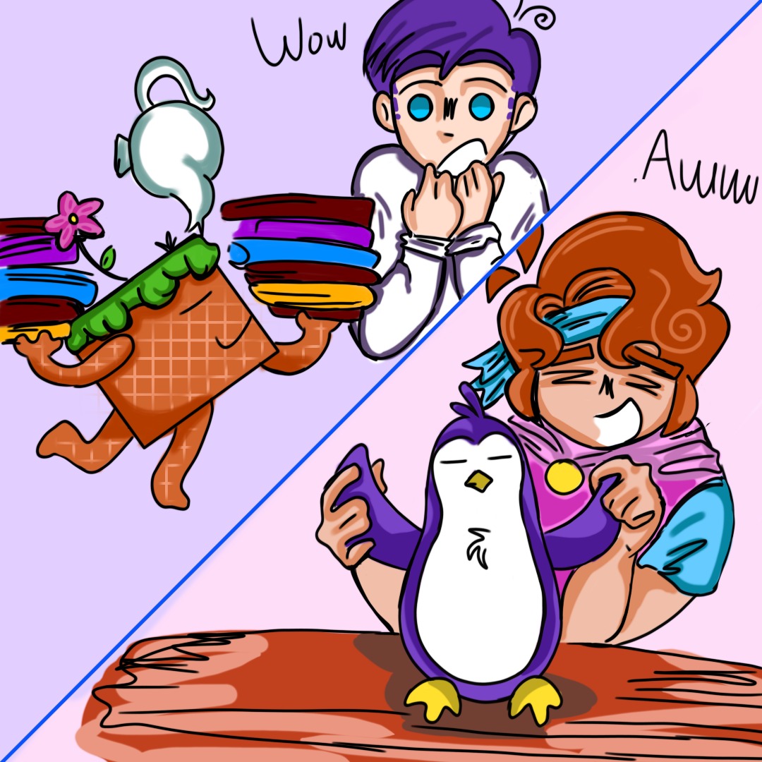 GoodOmens1941's tweet image. #MayictorWeek 💜🩷

DIA 4 "Intercambio de mascotas"

Desaparecí por la uni XD aquí está
