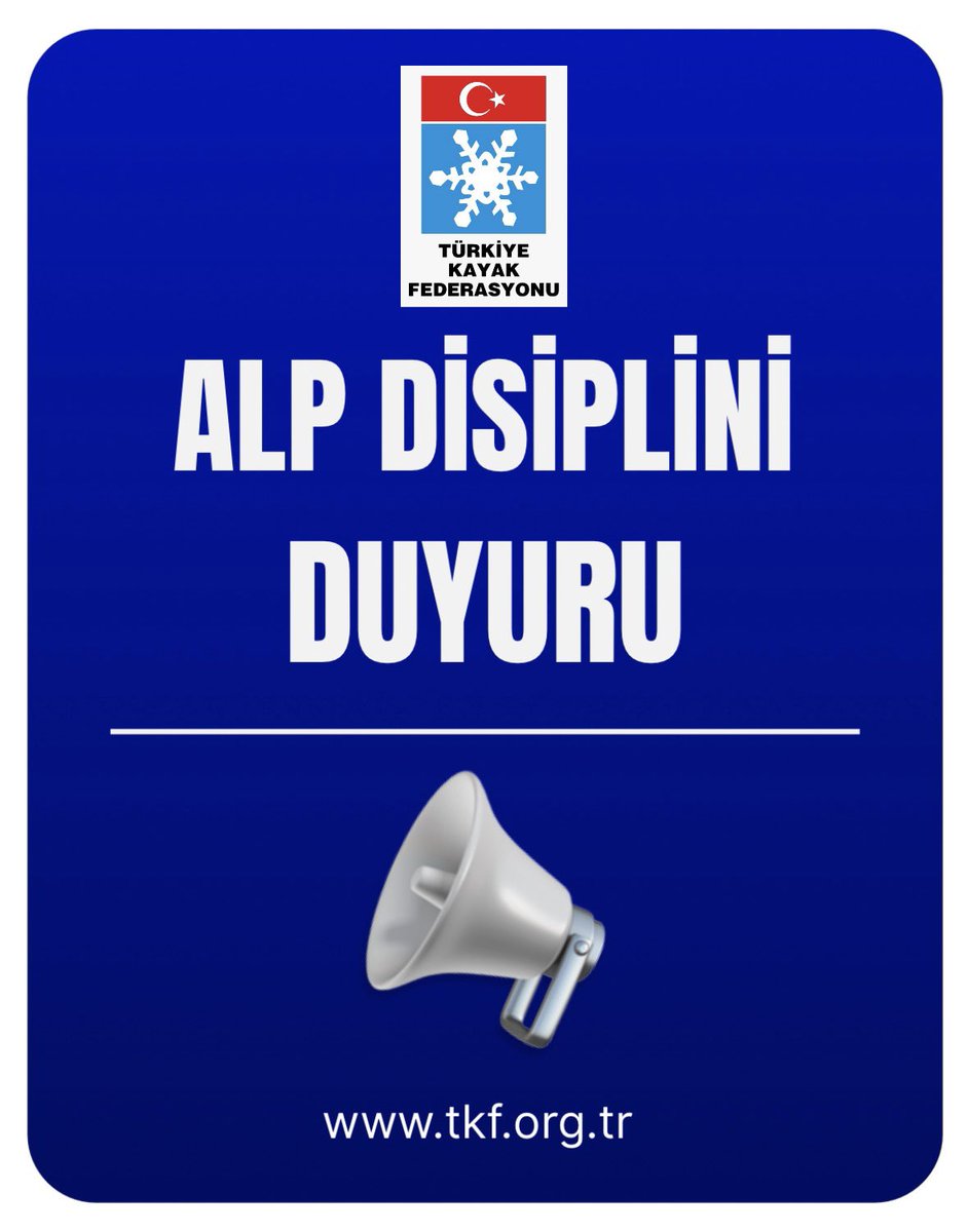 Türkiye Kayak Federasyonu tweet media