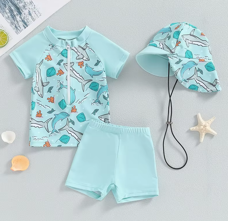 ggsbabyandkids's tweet image. Make a splash with our Kids Shark Swim Set 🦈🏊‍♂️✨ Fun, comfortable, and perfect for pool or beach days. Adorable shark-themed design keeps little swimmers excited and stylish! 💖

#KidsSwimwear #SharkSwimSet #PoolFun #BeachReady #SummerPlay
ggsbabyandkids.com/product/kids-s…