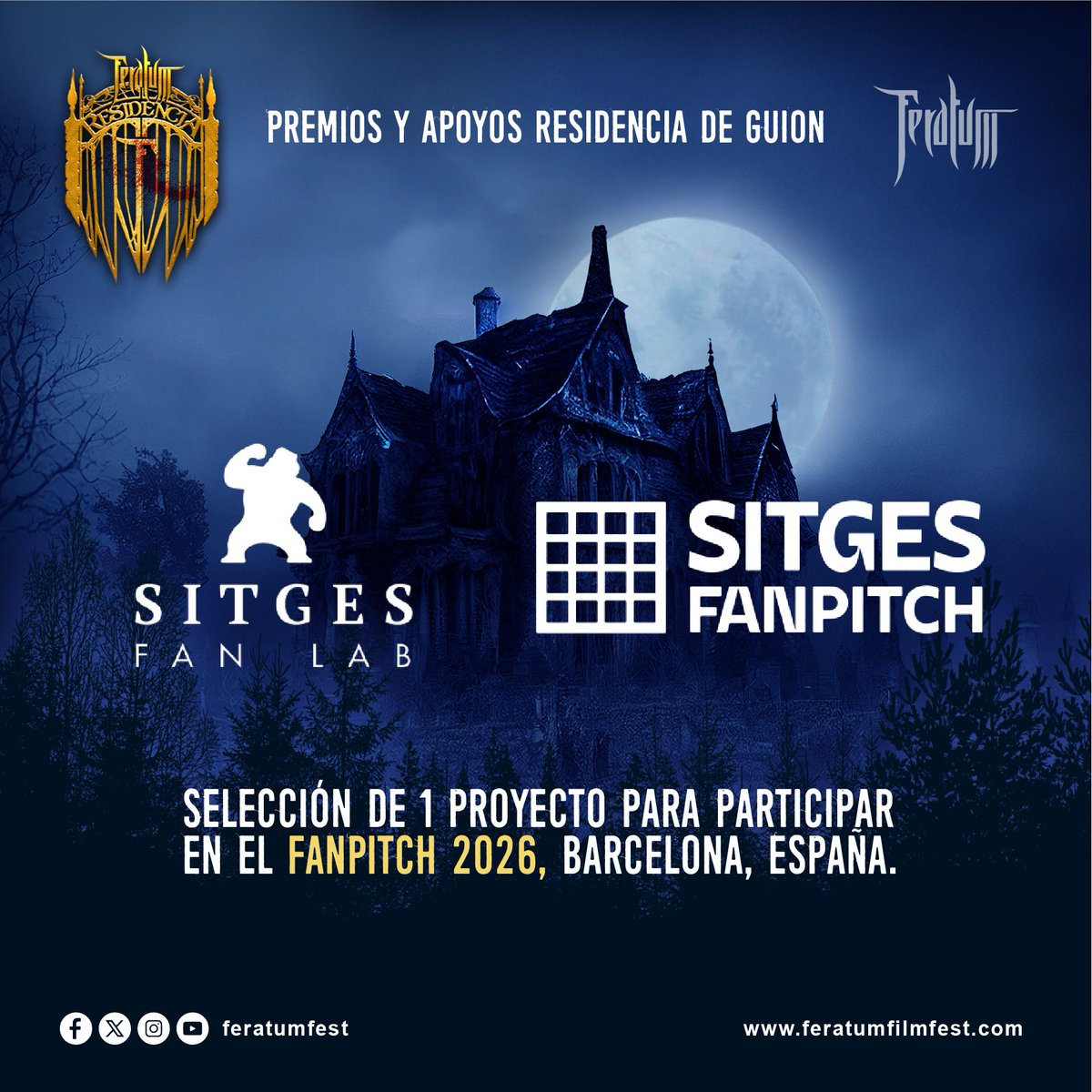 FERATUMFEST's tweet photo. Ya esta abierta la convocatoria para la 5a Residencia FERATUM para desarrollo de guion de largometraje y lineas argumentales. bases: https://t.co/Lu7QP8KwVJ https://t.co/juV0MR6mFg