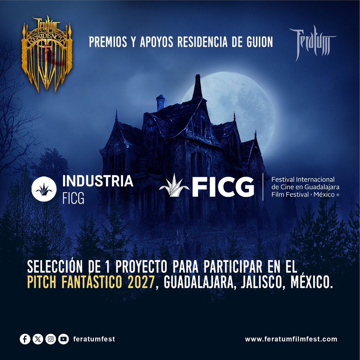 FERATUMFEST's tweet photo. Ya esta abierta la convocatoria para la 5a Residencia FERATUM para desarrollo de guion de largometraje y lineas argumentales. bases: https://t.co/Lu7QP8KwVJ https://t.co/juV0MR6mFg