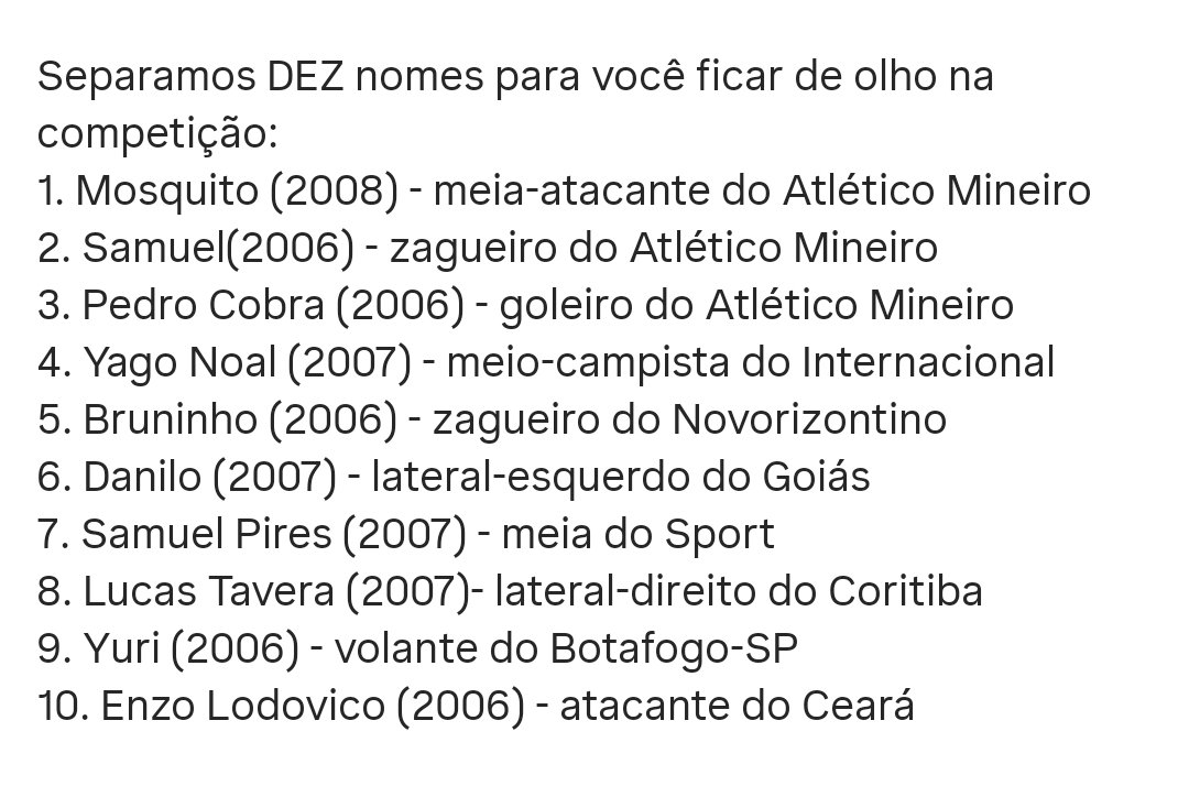 Olheiros tweet media