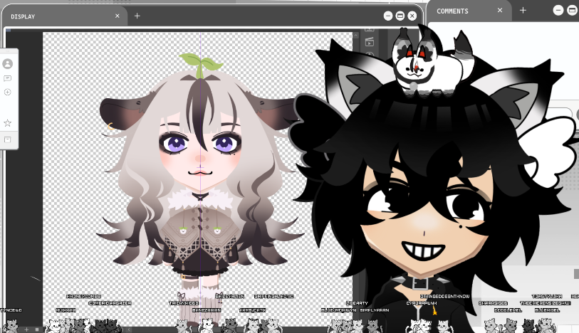 THANKS FOR HANGING!!!!!
we finished up the model art for <a href="/BomuuSprout/">BOMU ☕🌱</a> today, and <a href="/jiillyb3an/">Jiillybean | 🍭🎀</a> won our raffle!!
i will be hosting another one on here for 6k soon!!