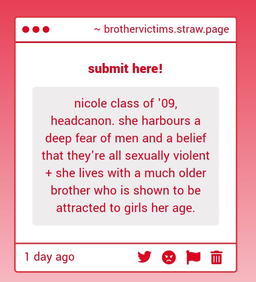 brothercested victims tweet media