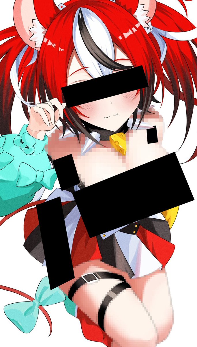 MyIdentity12345's tweet photo. Hi guys! I made my first censored JOI of Hakos Baelz if anyone wants to watch! (It's 40 mins) The first has no voice, the second has an AI voice. Here are the censors themselves too!  

https://t.co/QpASqg5Uoe 

https://t.co/iYwlErUcyC https://t.co/bDYFf0jDdn