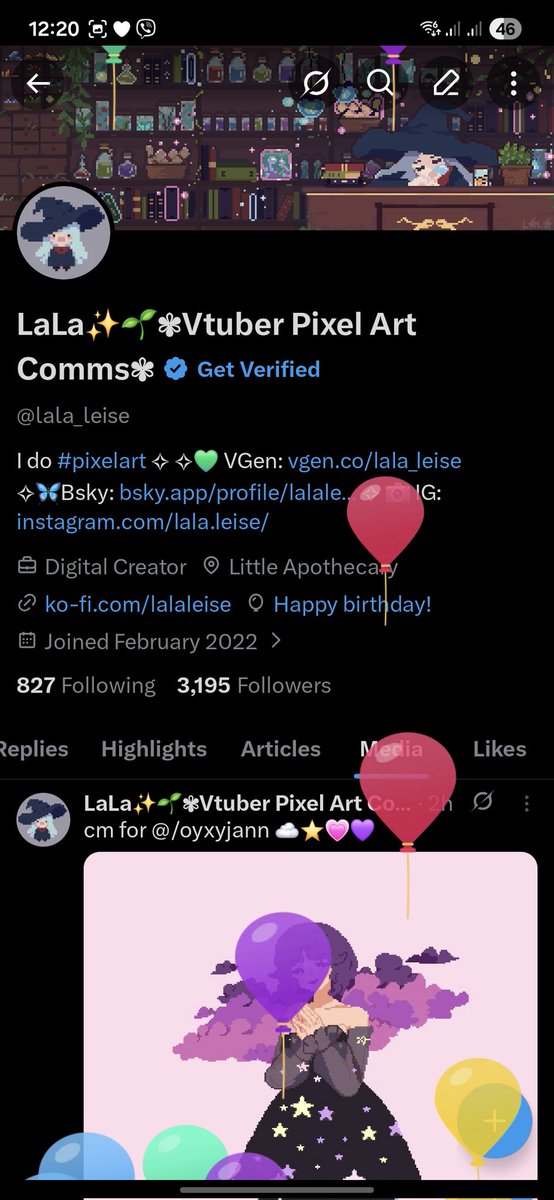 LaLa✨️🌱✾Vtuber Pixel Art Comms✾ tweet media