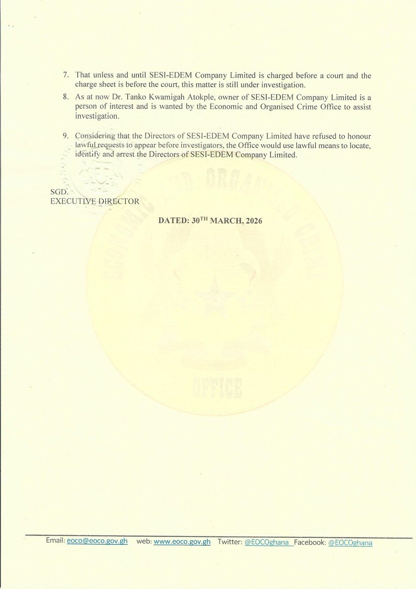 EOCOghana tweet media