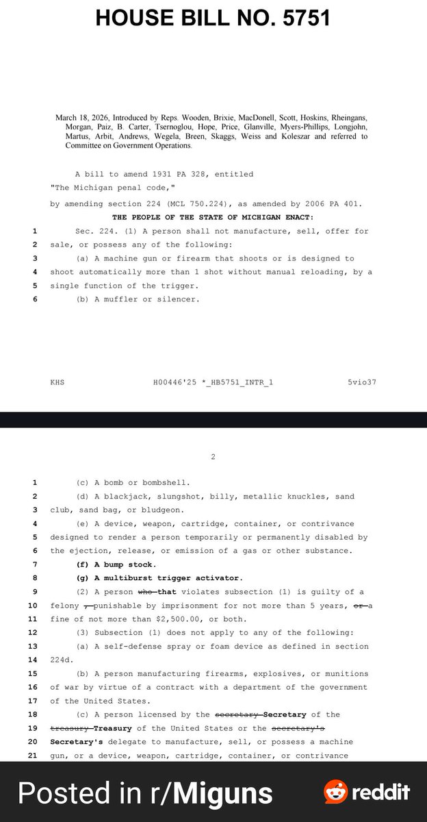McAdvertisement's tweet photo. The state of Michigan is, once again, trying to get smacked in the face with lawsuits because they really don't like you owning some polymer that can hold 30 rounds

@GLGunRights @gunpolicy https://t.co/a5RgmKfSKc