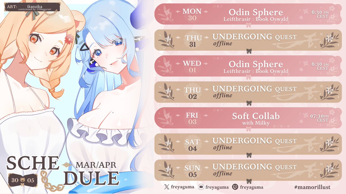 Freya Kumamori🐻🌷⚔️『retro ♡ mantique』 tweet media