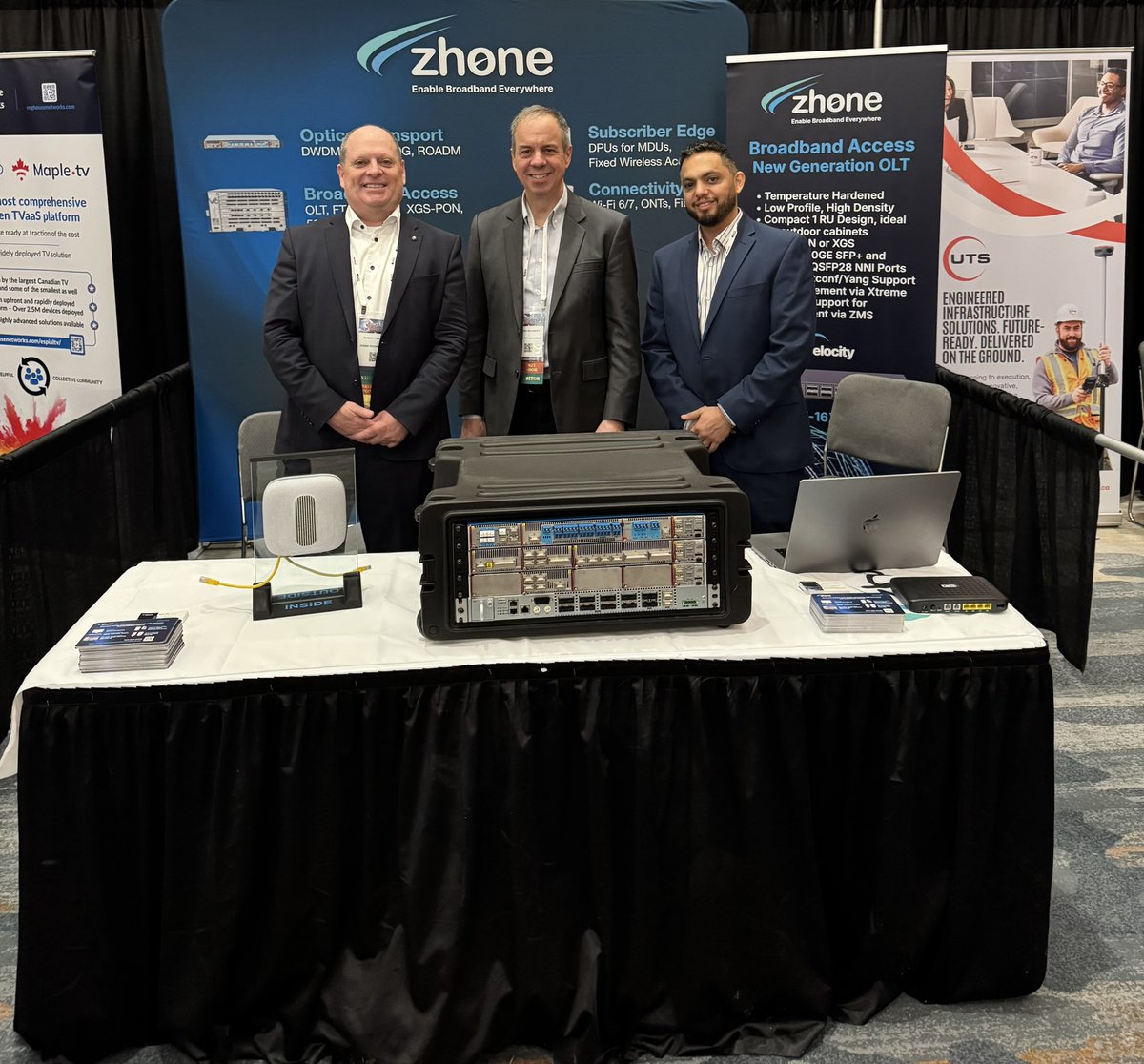 telefficient_'s tweet photo. Excited to be at #CanWISP 2026 in Markham, ON from March 30–April 1! Visit booth #416 to connect with our team: Robert Perozak (#TELEFFICIENT), Pierre Bousquet (#Zhone), and Nader Attia (#NetComm). Let's discuss tailored telecom solutions. 
See you there! https://t.co/msmmT9gOUD
