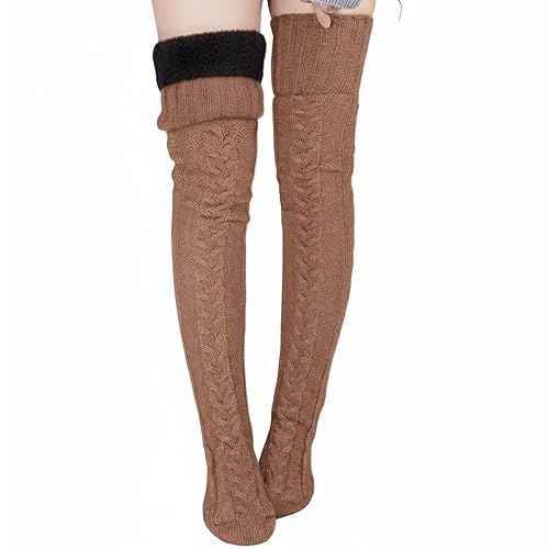LittlecFox's tweet photo. I just received Suhine Women Fleece Lined Thigh High Sock over Knee Cable Knit Boot Sock Extra Long Winter Warm Thermal Stocking Leg Warmer - Khaki - 1 from littlec_number via Throne. Thank you! https://t.co/Xkxy7Dle4F #Wishlist #throne https://t.co/4VBqzhENAD