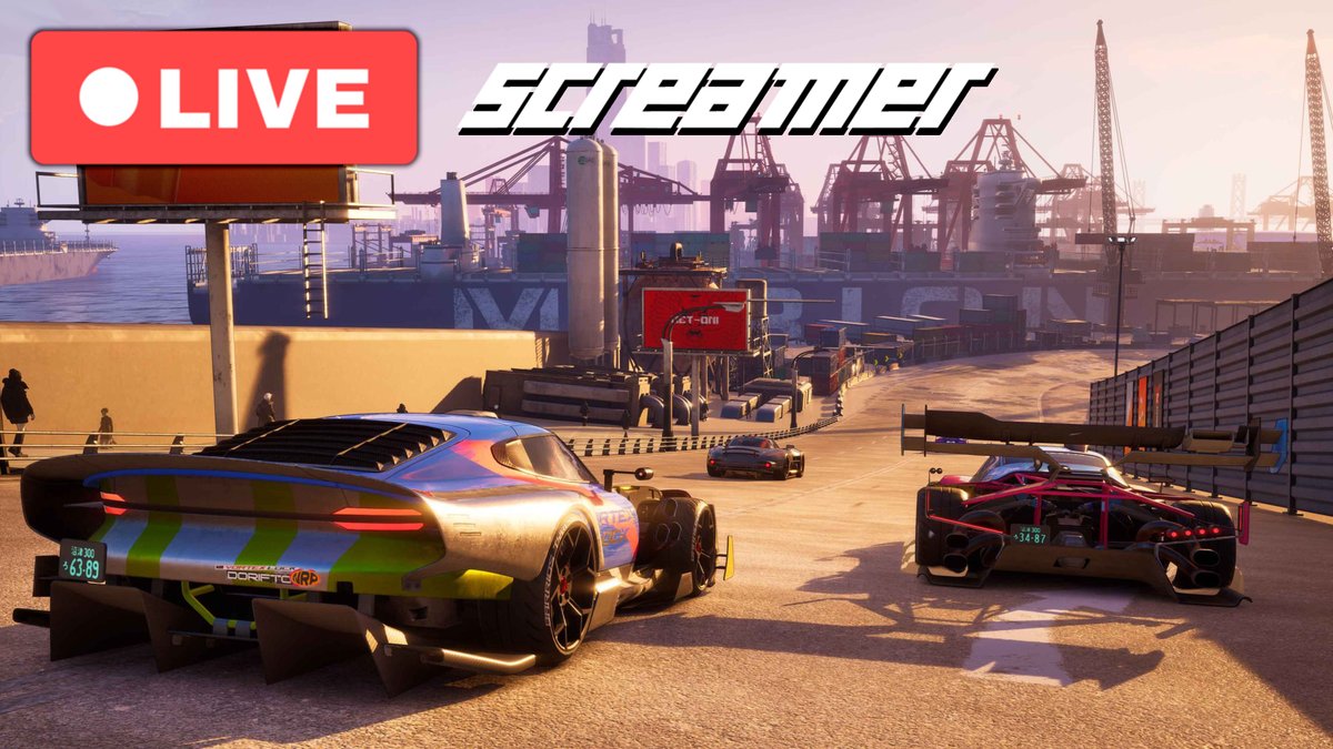 1invisibleB's tweet photo. [AD] [Live]

Join us on #Twitch &amp; #YouTube 👀 today i take a first look at #ScreamerVideoGame on consoles

Arcade Racer + Drifting + Anime 😲

Click the links to watch >>> 

https://t.co/YLmVBA4vkS 

https://t.co/fPAKpx43IQ https://t.co/9u5fW46oRK