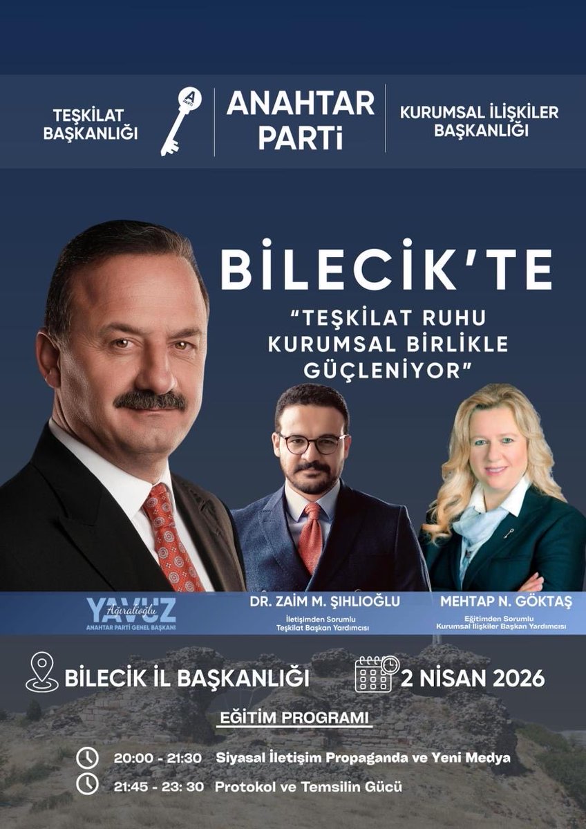 Anahtar Parti Kurumsal İlişkiler Başkanlığı tweet media