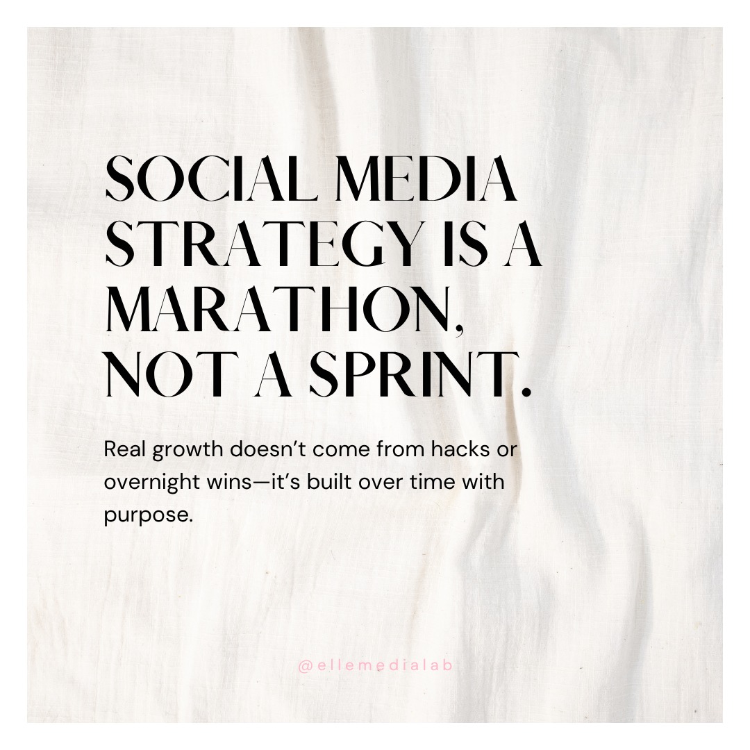 ElleMediaLab's tweet photo. There’s no such thing as “overnight success” on social media.

Real results come from showing up regularly, creating content that connects, and nurturing your audience like you would any meaningful relationship.

Stay patient. 

Stay strategic. 

The long game always pays off. https://t.co/O8Rk7F1tiK