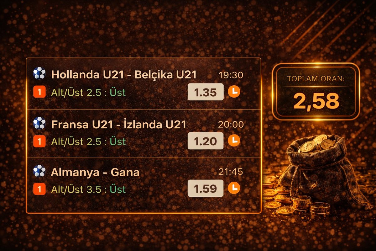 BozTip's tweet image. Gecenin bankoları ✍️ 🔥 

bol şans 👑

#iddaa #kupon #Tips #Banko #BozTips