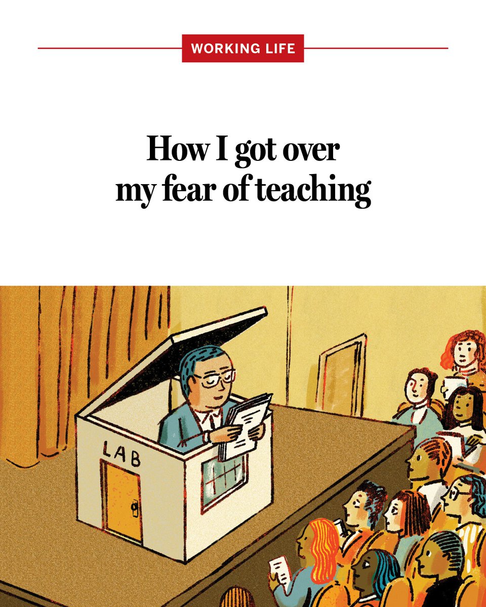 ScienceMagazine's tweet photo. "Looking back, saying 'yes' to teaching was one of the most transformative decisions of my career. It didn’t just make me a better educator; it made me a better scientist." #ScienceWorkingLife https://t.co/XeHbs9UQEN https://t.co/xr7uxe5ZM5