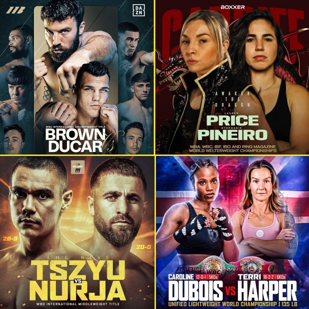 EverythingBoxi2's tweet image. 🥊 ALSO THIS WEEK: 

1️⃣ Apr 3 - Pat Brown 🆚 Vasil Ducar

2️⃣ Apr 4 - Lauren Price 🆚 Stephanie Pineiro

3️⃣ Apr 4 - Tim Tszyu 🆚 Denis Nurja

4️⃣ Apr 5 - Caroline Dubios 🆚 Terri Harper
