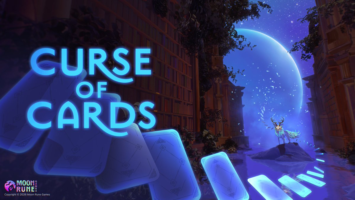 SirCalalot's tweet photo. Everyone stop what you're doing and check out the Curse of Cards key art provided by @amirzandartist 

How much of an absolute vibe is that?!
Absolutely over the moon(rune).

Wishlist the game on Steam to be a certified banger of a person:
https://t.co/59o0ZcuirJ

#gamedev https://t.co/pzzjQKLrmk