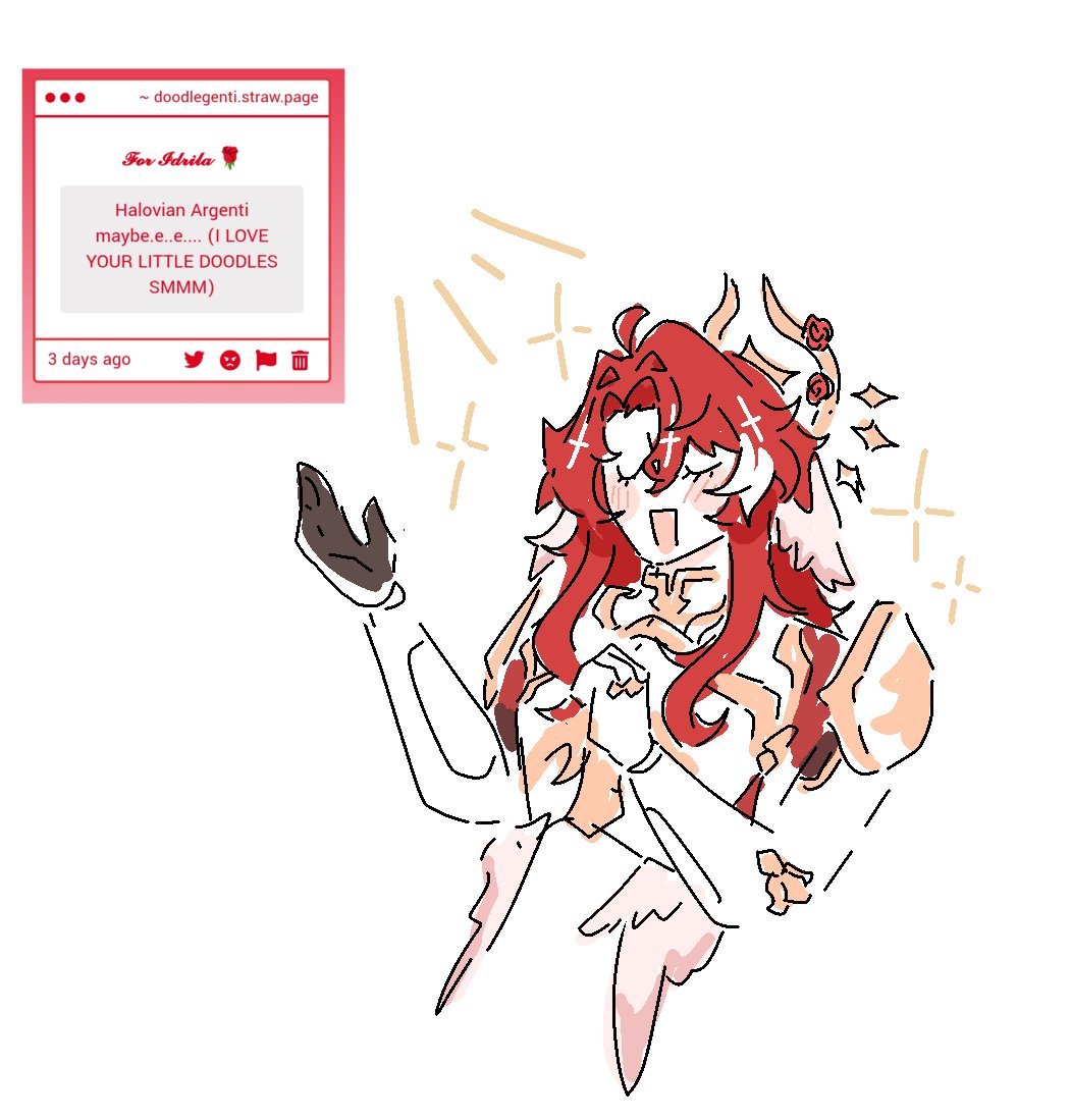 Daily genti doodles🌹 tweet media